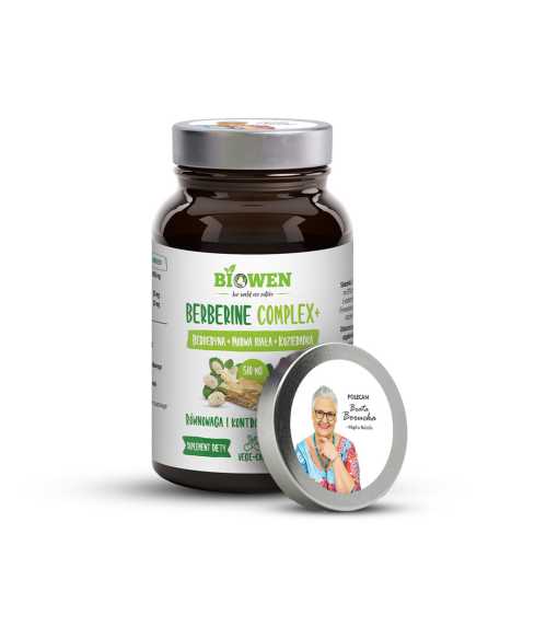 Berberine Complex+ 510 mg Biowen 60 kapsułek Na Odporność