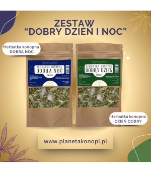 Zestaw Promocyjny Herbatki Konopne Dobry Dzień CBG i Dobra Noc CBD