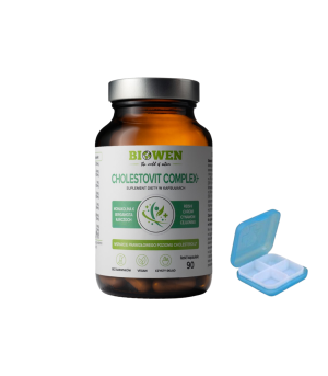 Biowen Cholestovit Complex+ 90 kapsułek + gratis etui na kapsułki