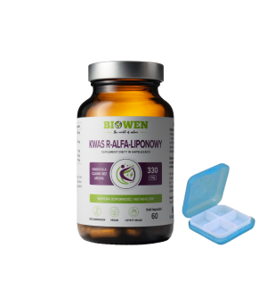 Kwas Alfa-liponowy – R-ALA- 300 mg – 60 Kapsułek – Biowen Na Odporność Wspomaga Krążenie
