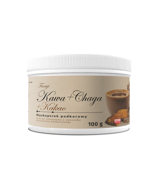 KAWA+CHAGA - Błyskoporek podkorowy - Suplement Diety