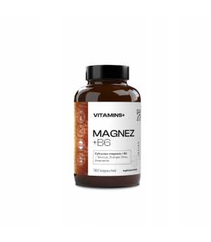 Magnez Cytrynian + B6 180 kaps | Energia, Skurcze, Stres, Zmęczenie