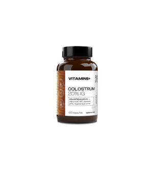 COLOSTRUM 20% IG 100 kaps.x400mg – odporność, IBS, zapalenie jelita, regeneracja wzrost.