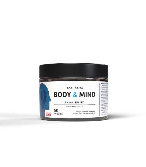 Body & Mind Wsparcie Funkcji Mózgu Pamięć Koncentracja Zdolność Poznawcza
