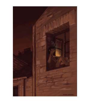 Plakat ,,Niedziela Wieczór" 50 x 70 cm