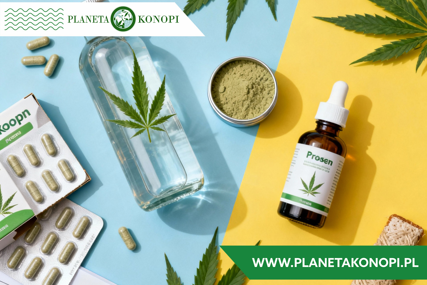 Konopie w suplementacji diety – przegląd produktów  